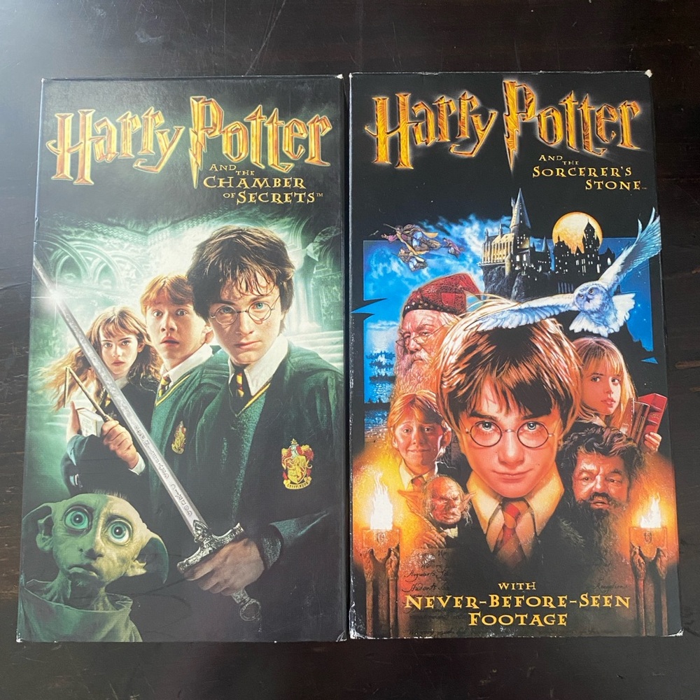 Harry Potter VHS Tape Set